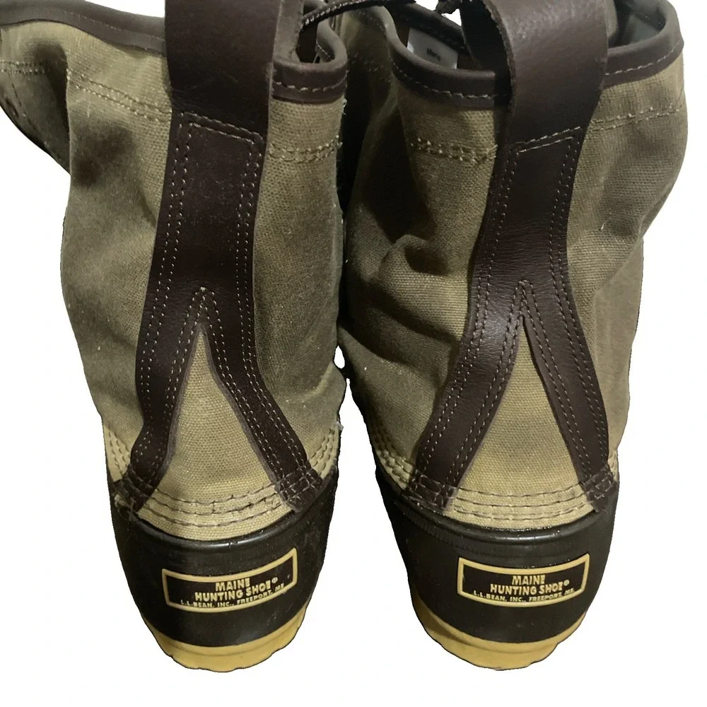 LL Bean Maine Hunting Boots USA Men's Size 14 M VG